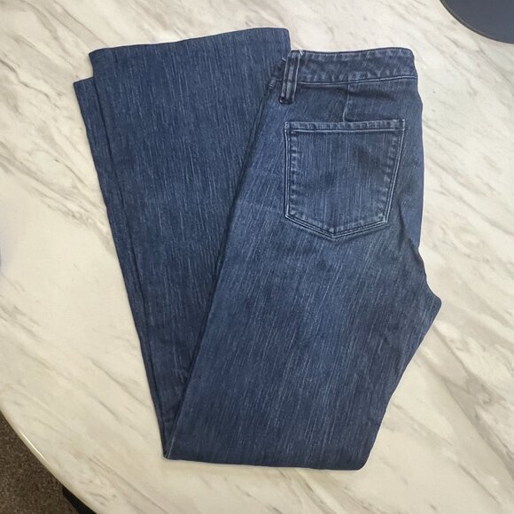 New York & Co. Wide Leg Jeans with Front Seam - Size 2 - Picture 4 of 7